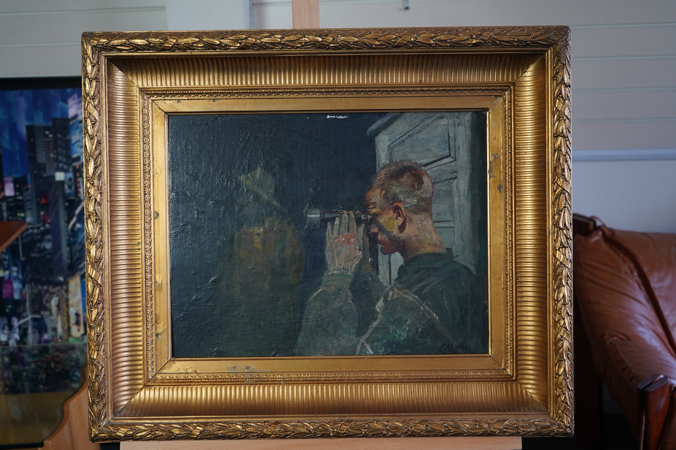Christian Krøhg, Norwegian 1852–1925, 'Kystvakten (Coastguards)'